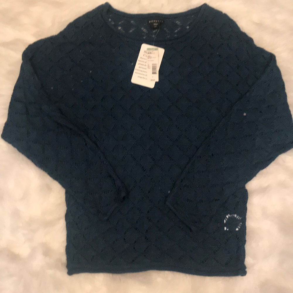 Teal sweater